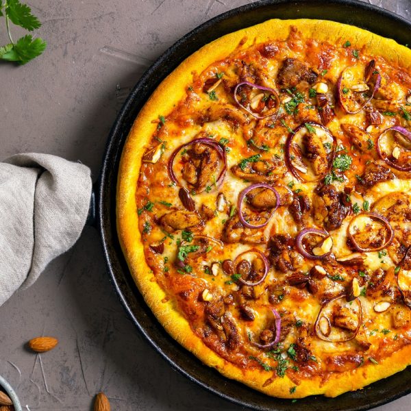 Butter Chicken Pizza