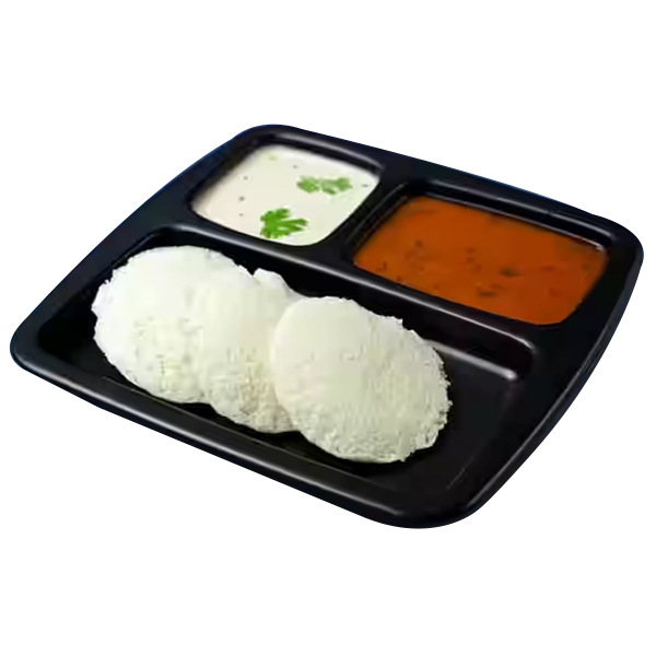 Idly / Sambar / Chutney (3pcs)