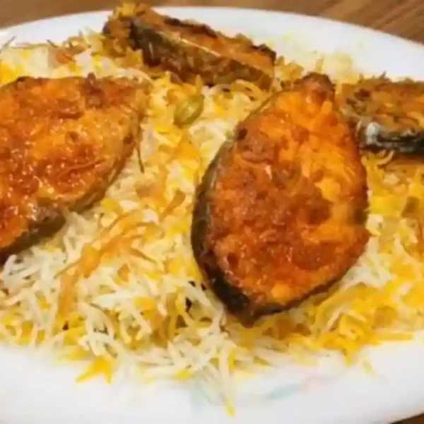 Fried Fish Biryani