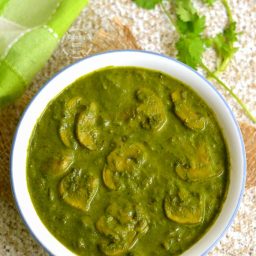 Palak Mushroom